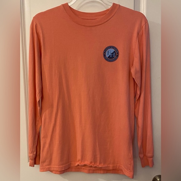 Fish Hippie Other - Fish Hippie Long Sleeve T-shirt Sz XS Salmon Logo 100% Cotton